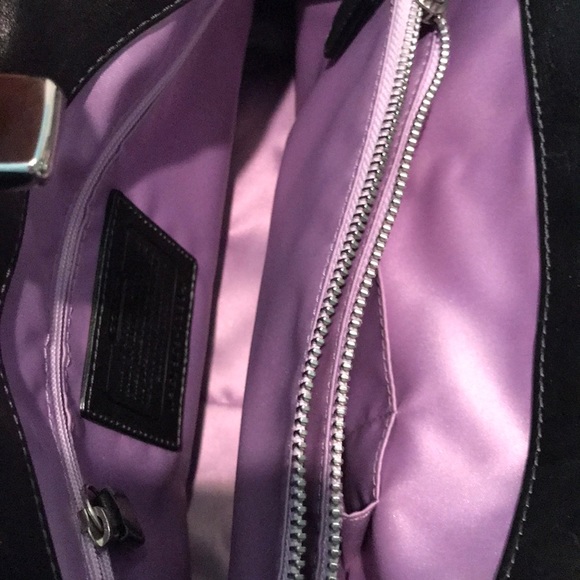 Coach (#13914) “Garnet” Black Leather Satchel - Picture 16 of 16